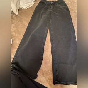 Shein wide leg black jeans